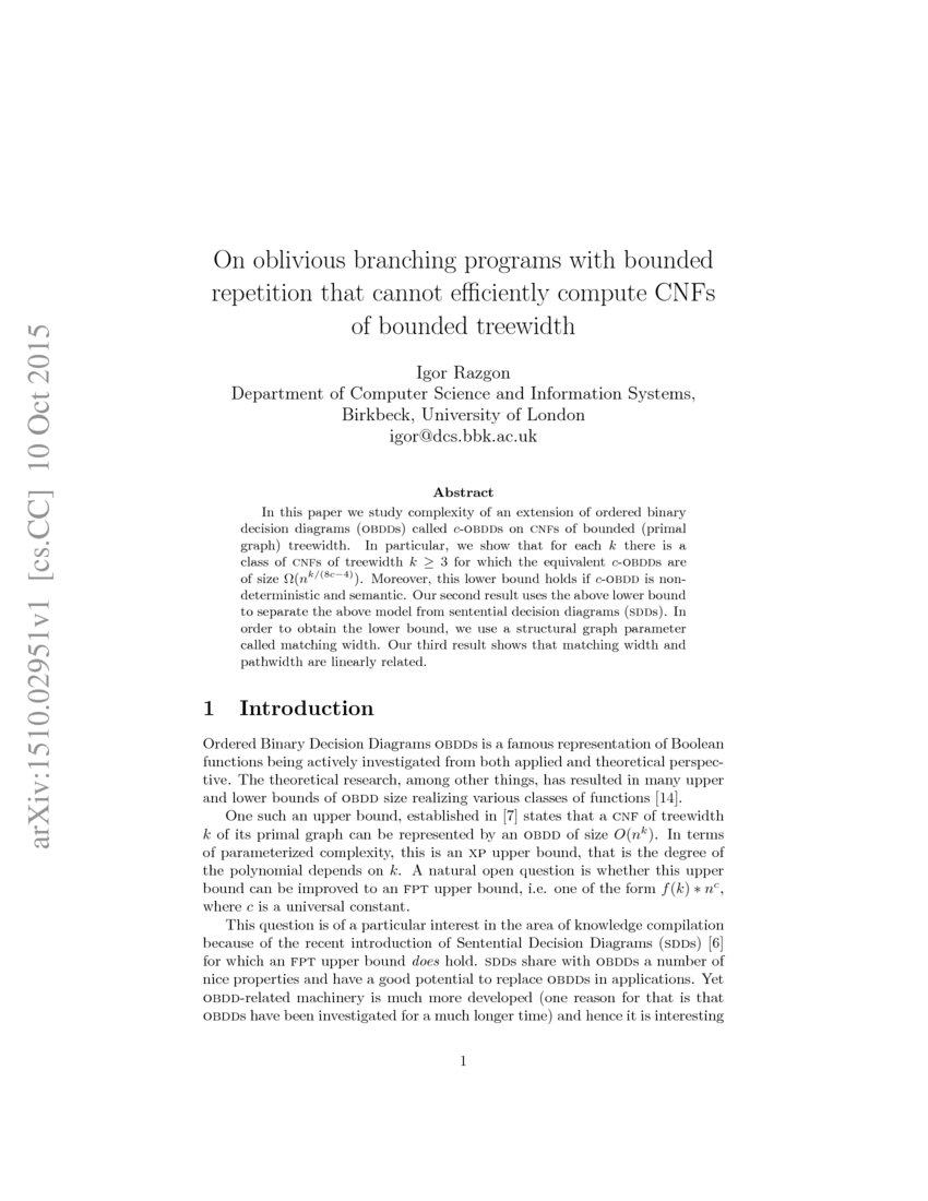 On oblivious branching programs with bounded repetition that cannot ...