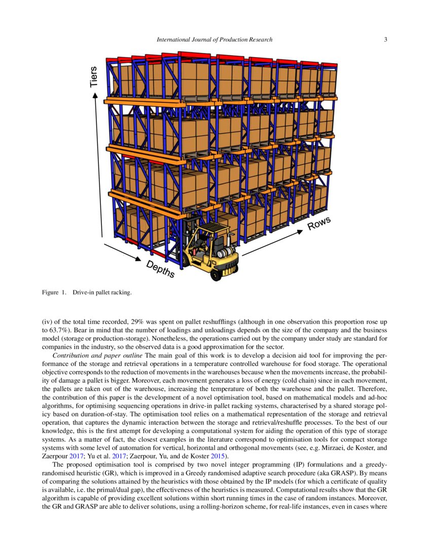 Optimising the storage assignment and order picking for the compact