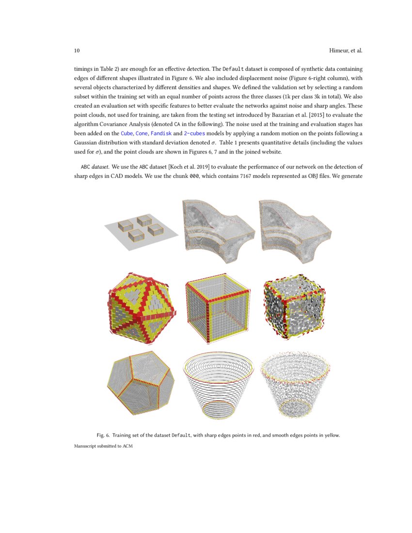 PCEDNet : A Neural Network for Fast and Efficient Edge Detection in 3D ...