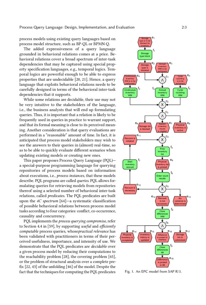 Process Query Language: Design, Implementation, and Evaluation | DeepAI