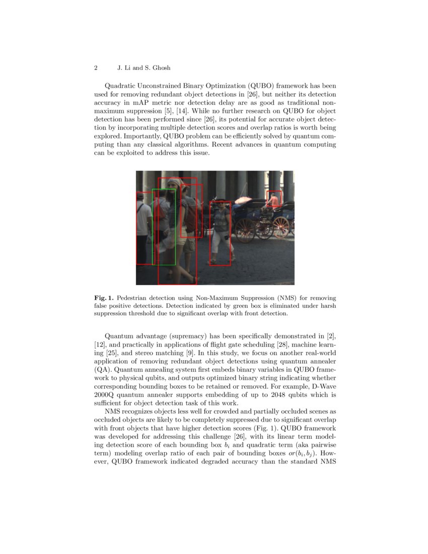 Quantum-soft QUBO Suppression for Accurate Object Detection | DeepAI