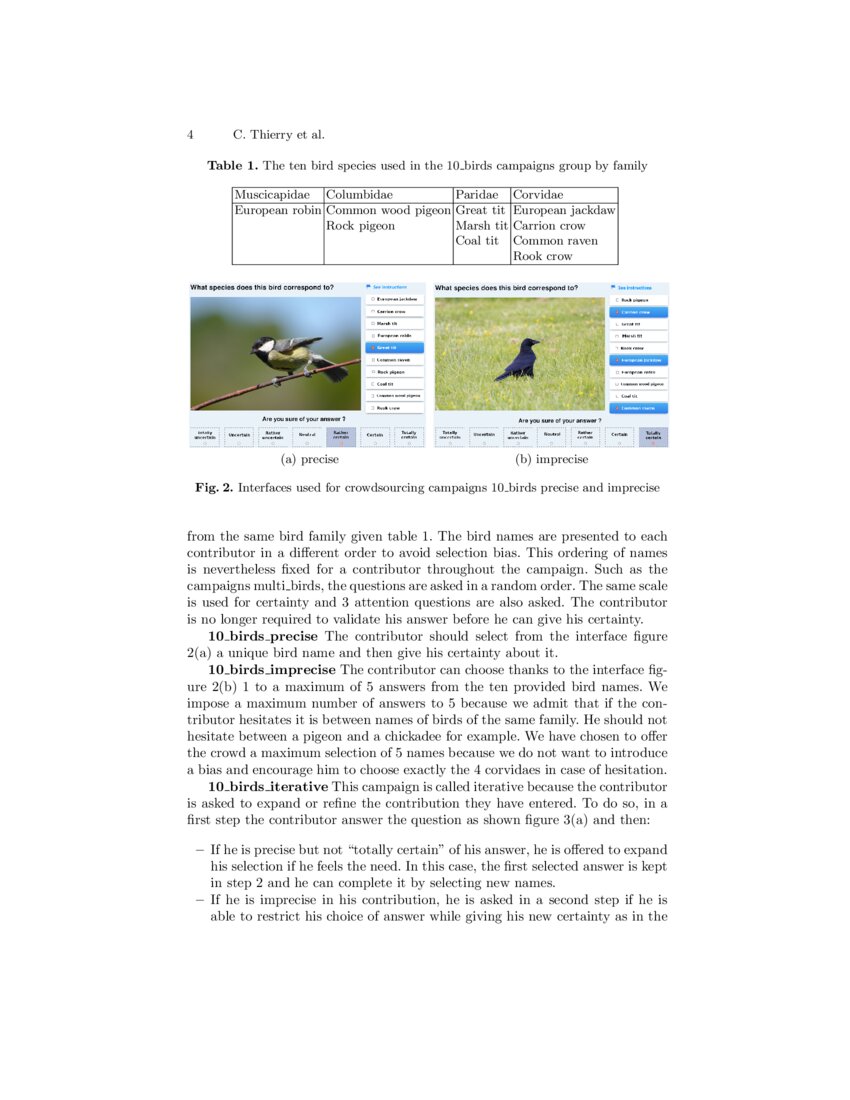 Real bird dataset with imprecise and uncertain values DeepAI