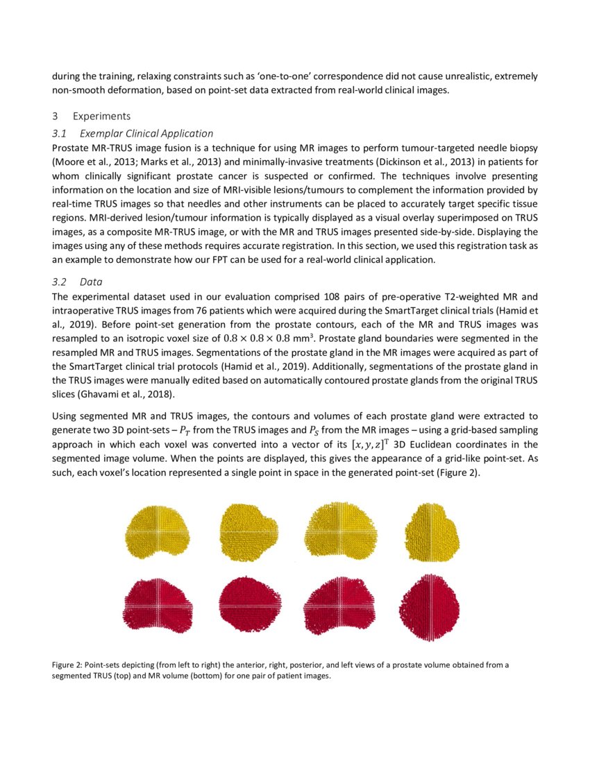 Realtime multimodal image registration with partial intraoperative