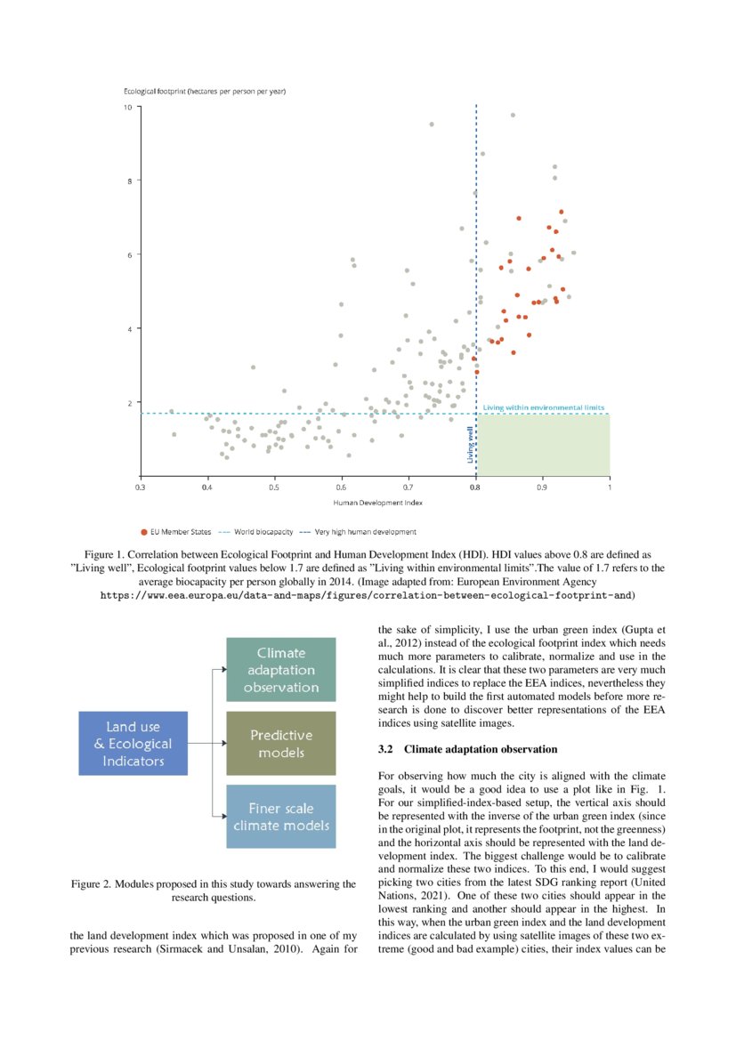 Remote sensing, AI and innovative prediction methods for adapting