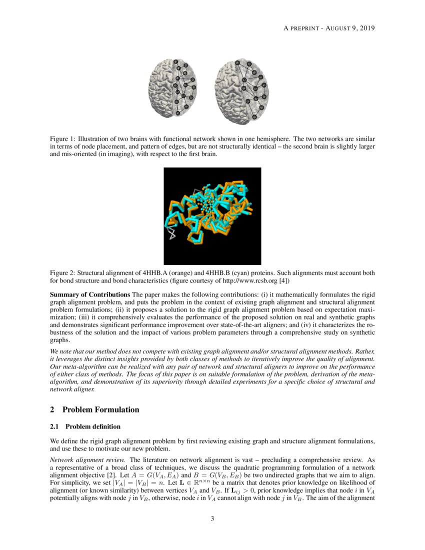 Rigid Graph Alignment DeepAI
