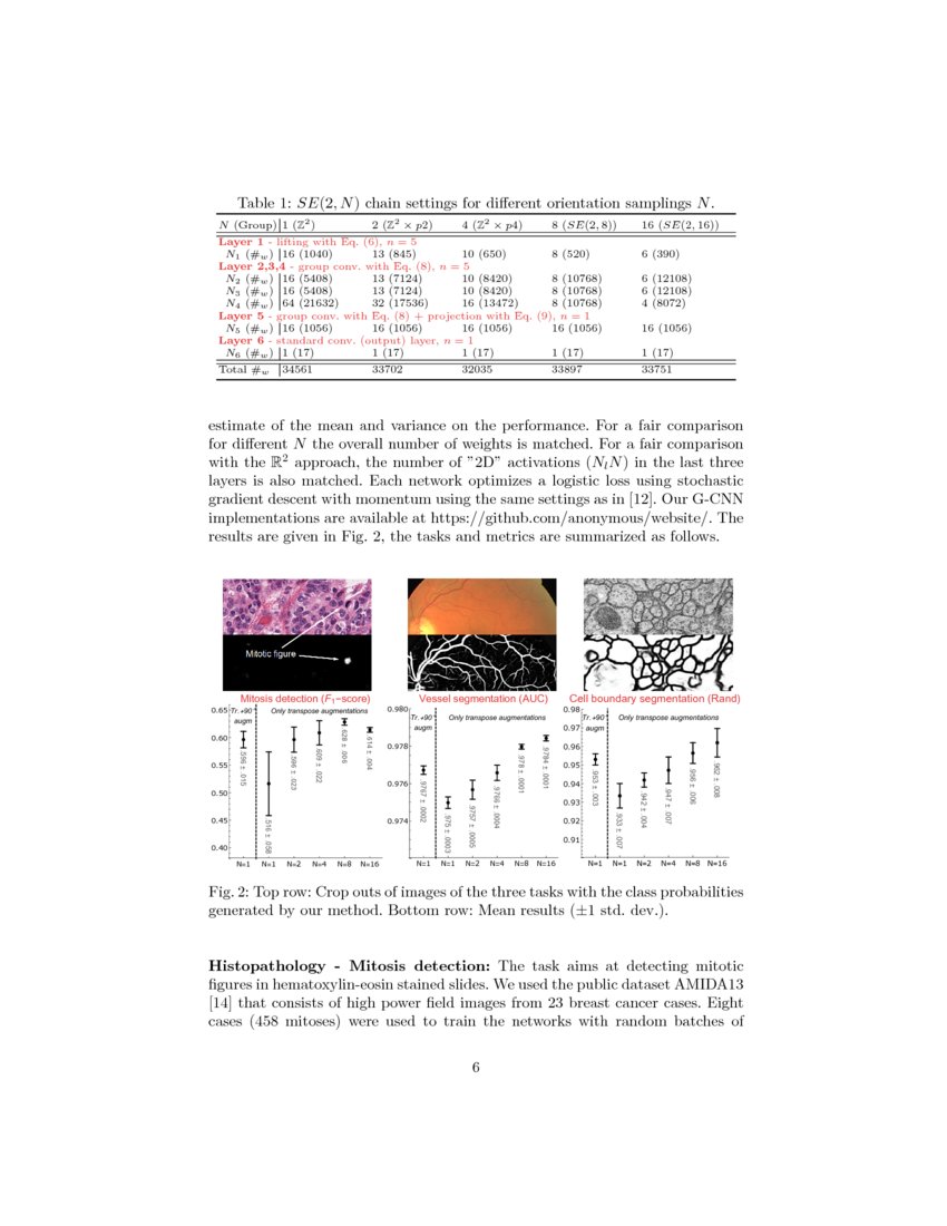 RotoTranslation Covariant Convolutional Networks for Medical Image