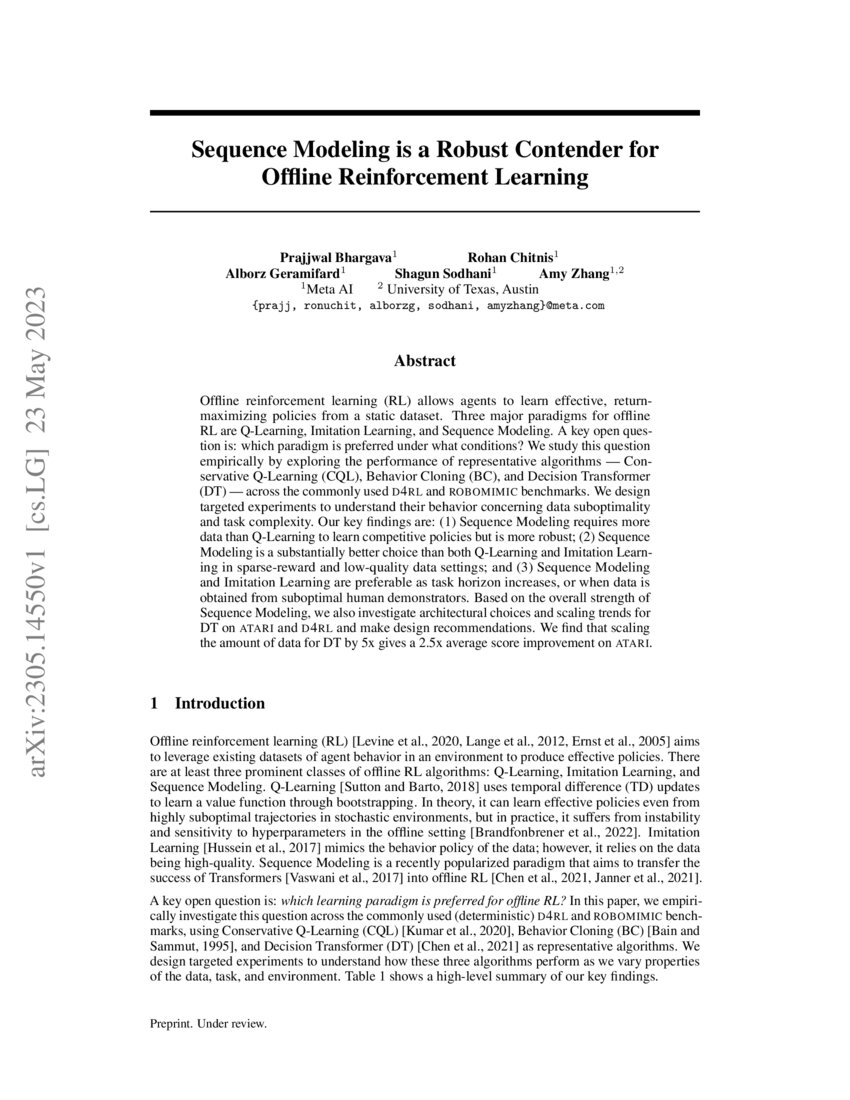 Sequence Modeling is a Robust Contender for Offline Reinforcement