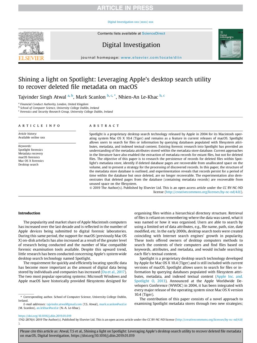 Shining a light on Spotlight Leveraging Apple's desktop search utility