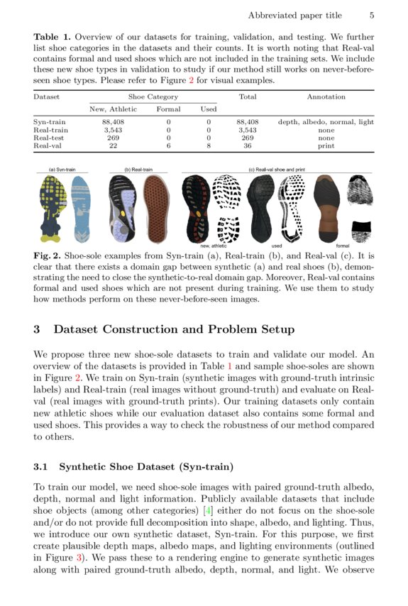 ShoeRinsics: Shoeprint Prediction for Forensics with Intrinsic ...