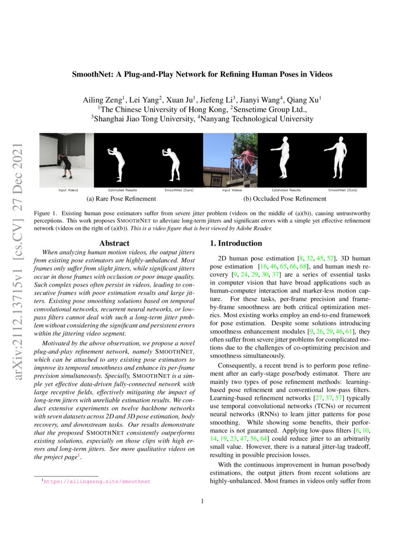 A PlugandPlay Network for Refining Human Poses in Videos