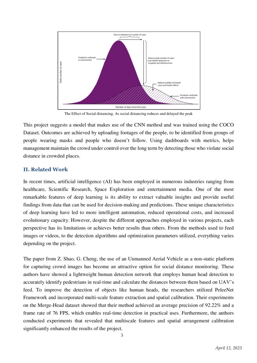 Social Distance Detection Using Deep Learning And Risk Management ...