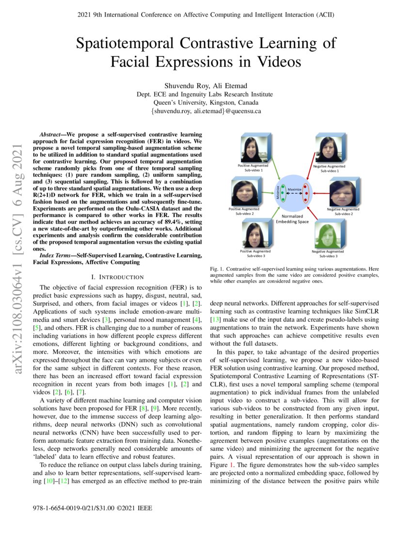 Spatiotemporal Contrastive Learning Of Facial Expressions In Videos spatiotemporal-contrastive-learning-of-facial-expressions-in-videos