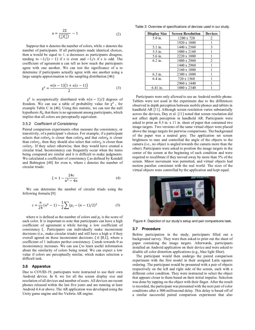 The Effects of Object Shape, Fidelity, Color, and Luminance on Depth