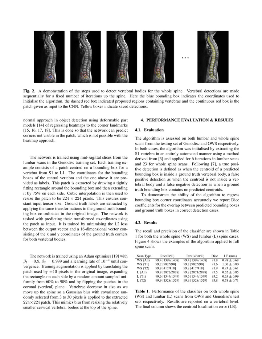 The Ladder Algorithm Finding Repetitive Structures in Medical Images