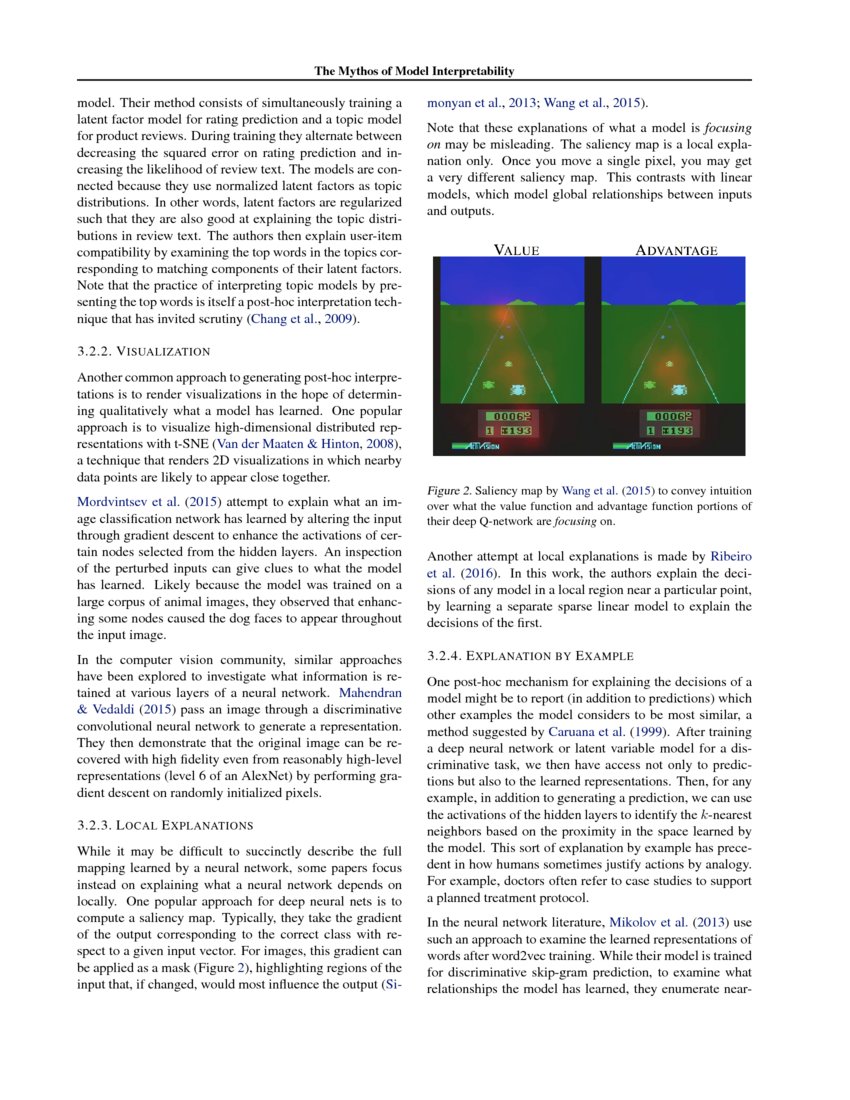 The Mythos of Model Interpretability | DeepAI