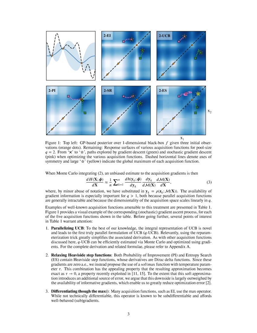 The reparameterization trick for acquisition functions deepai