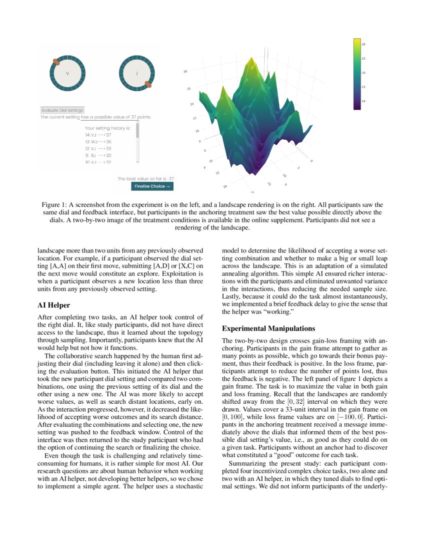 The Role of Heuristics and Biases During Complex Choices with an AI ...