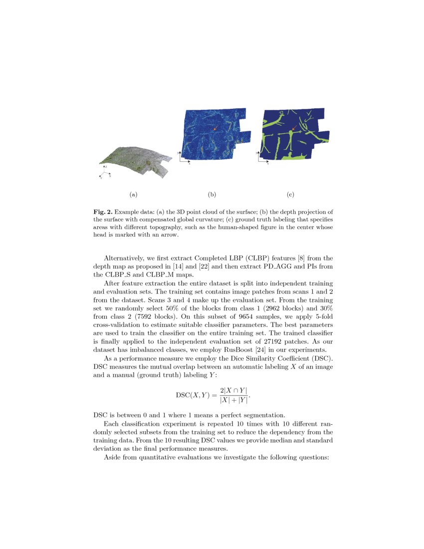 Topological descriptors for 3D surface analysis | DeepAI