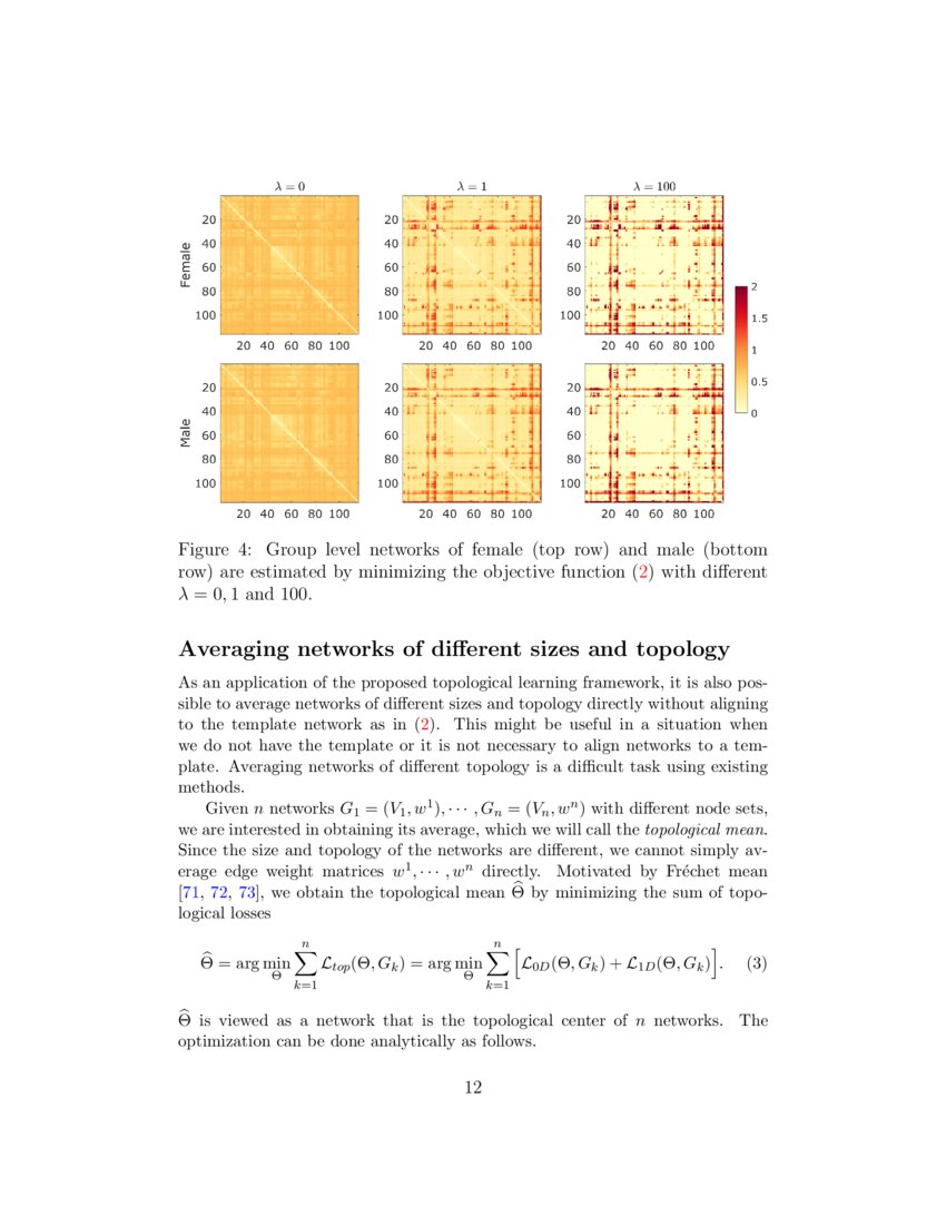 Topological Learning For Brain Networks Deepai Topological Learning For Brain Networks Deepai