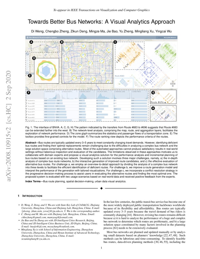 Towards Better Bus Networks: A Visual Analytics Approach | DeepAI