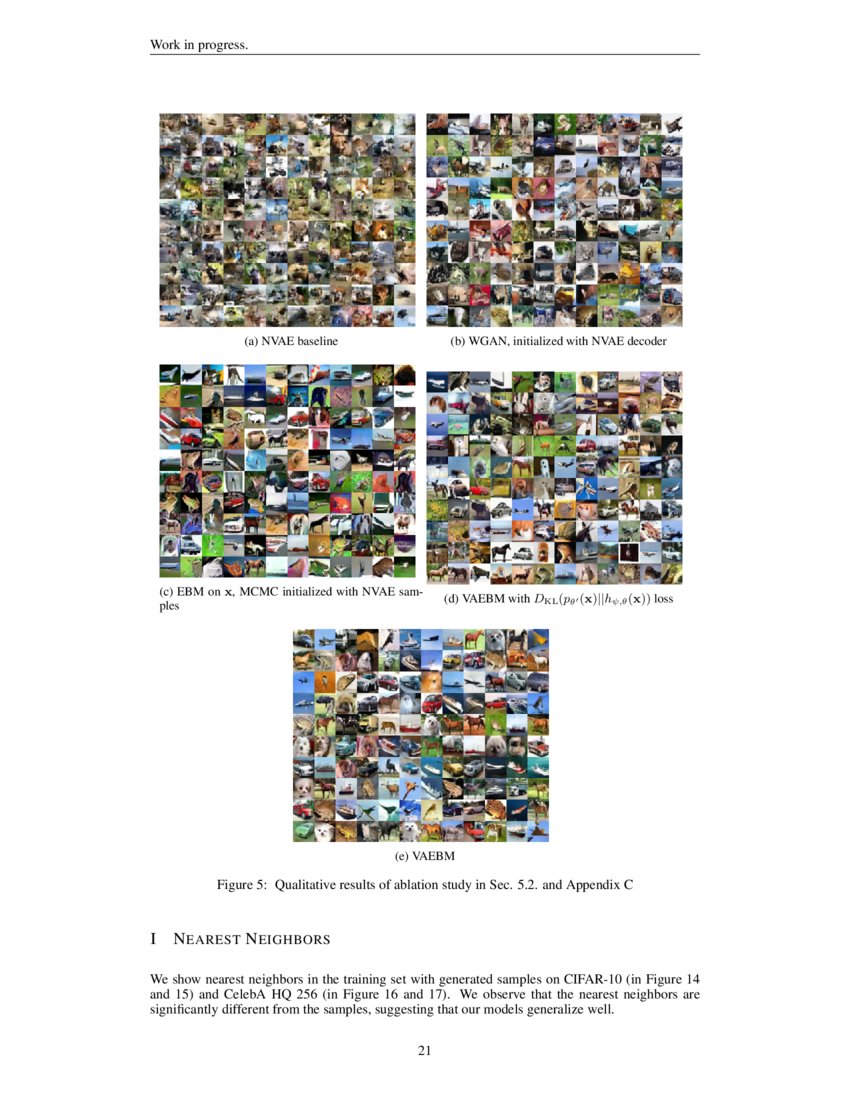VAEBM: A Symbiosis between Variational Autoencoders and Energy-based Models  | DeepAI