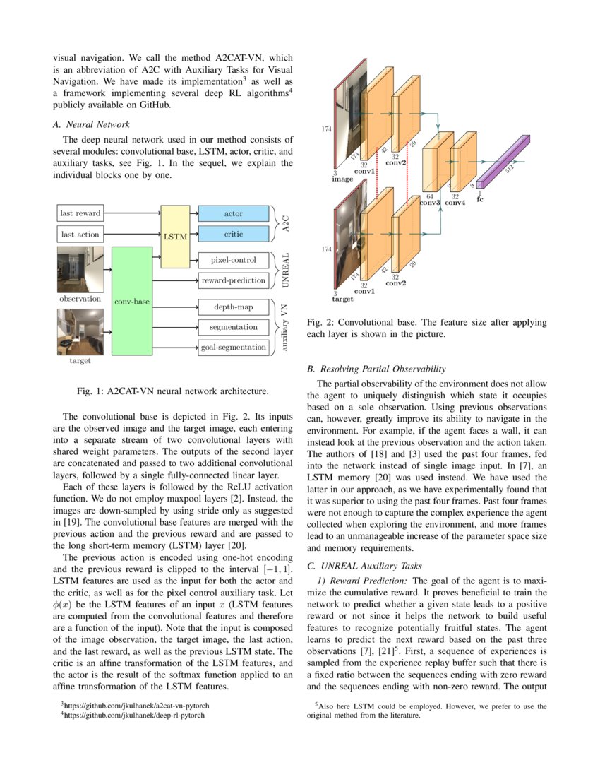 Vision-based Navigation Using Deep Reinforcement Learning | DeepAI