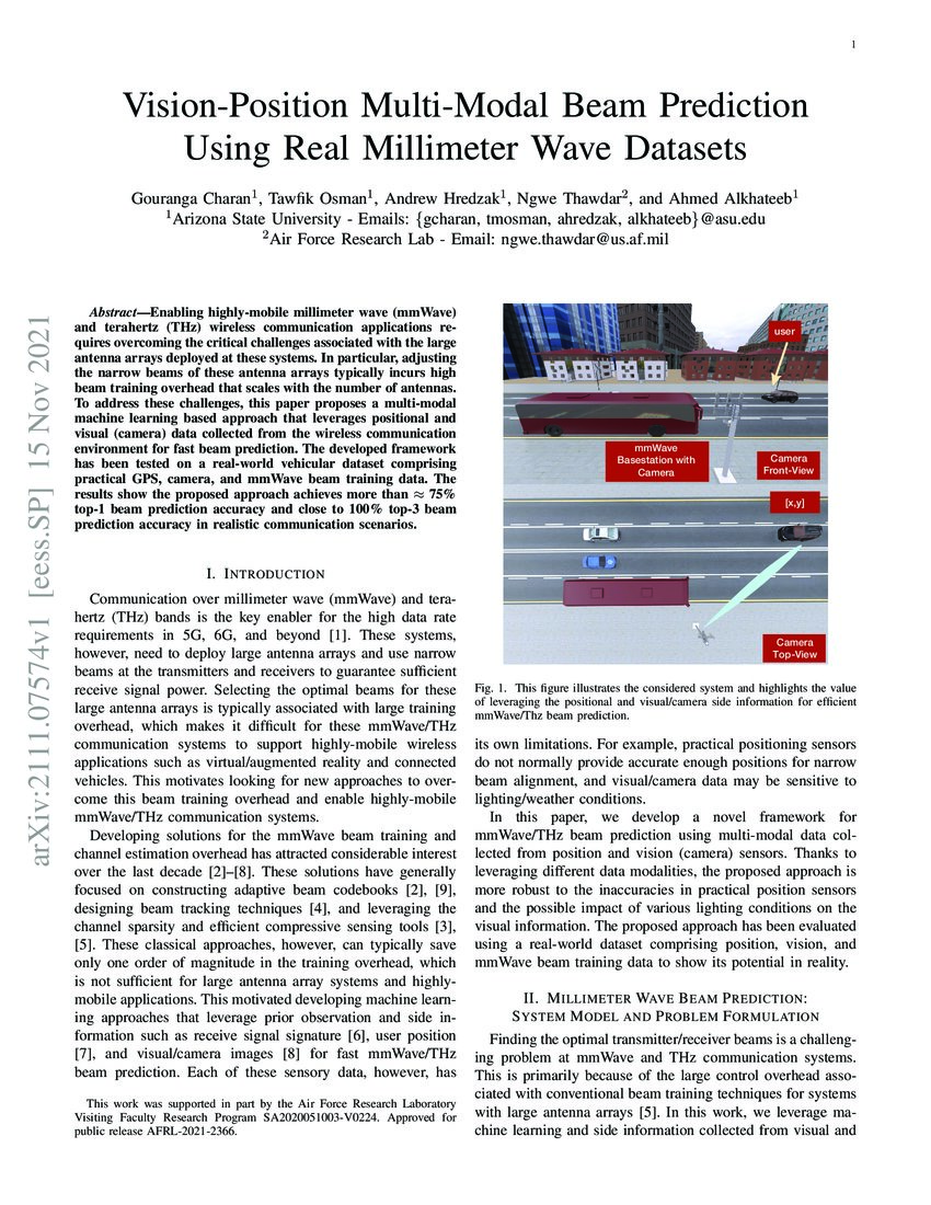 Vision-Position Multi-Modal Beam Prediction Using Real Millimeter Wave ...