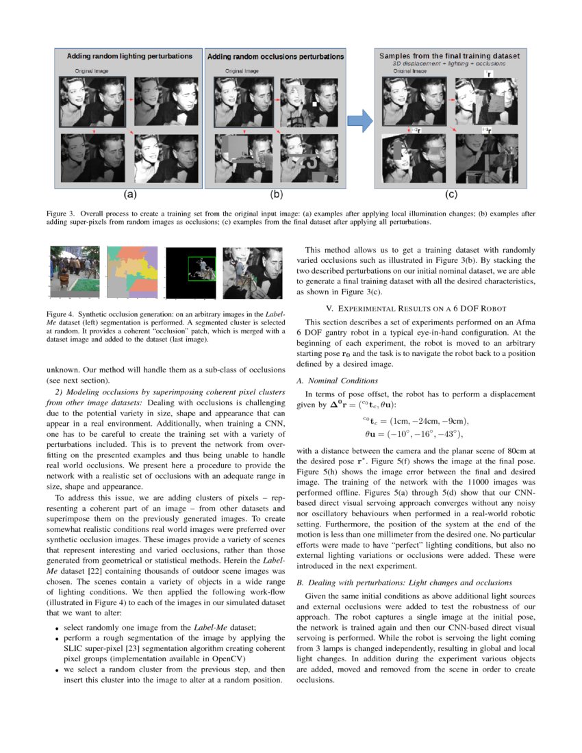 Visual Servoing from Deep Neural Networks DeepAI
