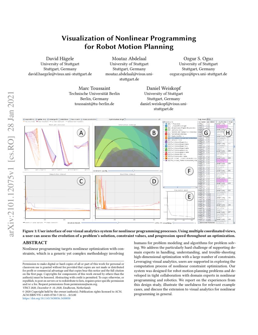 Visualization of Nonlinear Programming for Robot Motion Planning | DeepAI