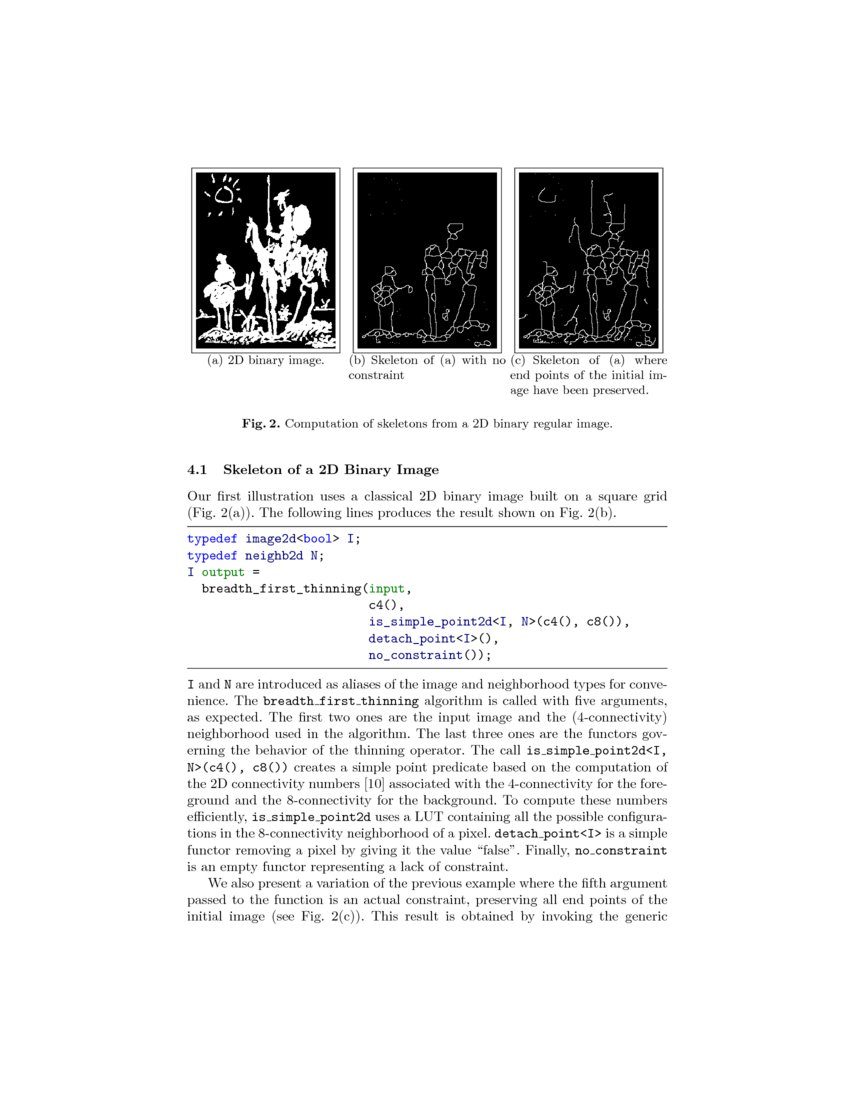 Writing Reusable Digital Geometry Algorithms in a Generic Image