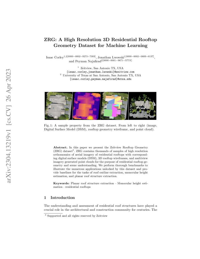 Zrg a high resolution 3d residential rooftop geometry dataset for